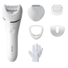 Philips epilaator BRE715/00 Series 8000 Wet and Dry Epilator, valge