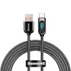 Baseus laadimiskaabel Display Cable USB -> USB-C, 66W, 2m must