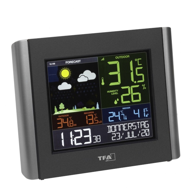 TFA ilmajaam 35.8000.01 VIEW METEO WLAN Radio Weather Station