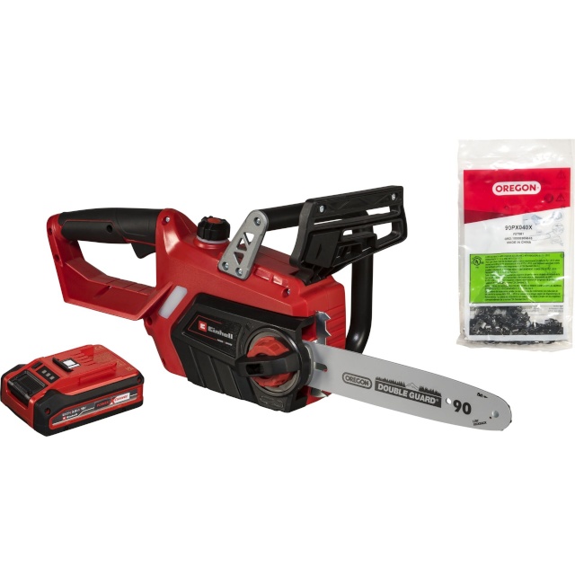 Einhell mootorsaag GE-LC 18 Li Kit Cordless Chainsaw, 18V, punane/must