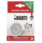 Bialetti 1 silikoontihend + filter Moka 3/4 tassi 0800039