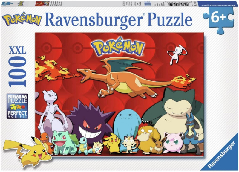 Ravensburger pusle RAV-10934 100-osaline XXL Pokemon