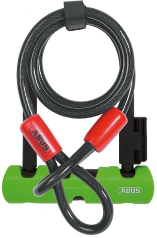Abus rattalukk Ultra Mini U-kujuline, 410 mm + Cobra 10/120