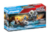 Playmobil klotsid City Action Police Jet Pack with Boat 70782