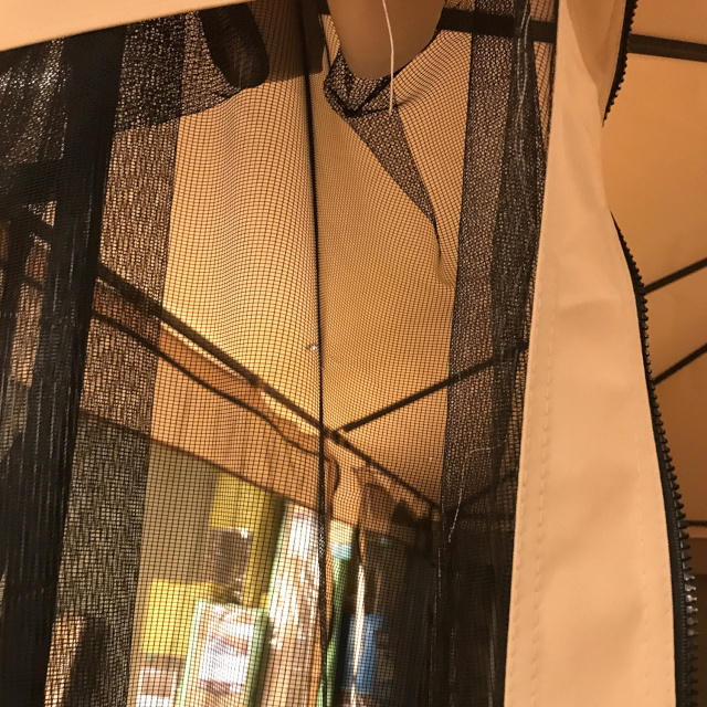 H4Y sääsevõrgud varikatusele LEAF 3x3m must, polüestervõrk