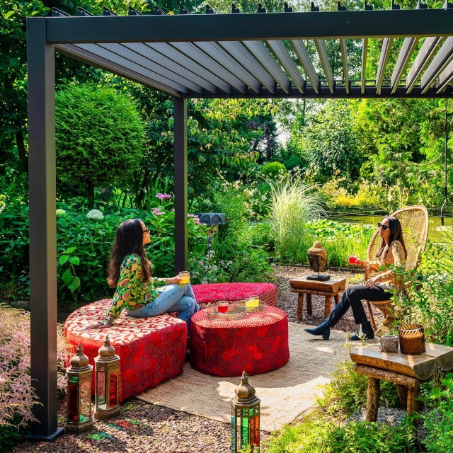 H4Y varikatus MIRADOR 3x4xH2,5m, tumehall