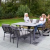 H4Y aiamööblikomplekt KAHLA laud, diivan ja 2 tooli, hall