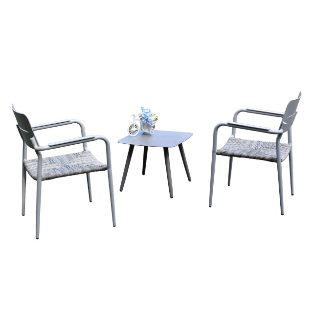 H4Y rõdukomplekt COCORA laud ja 2 tooli, taupe