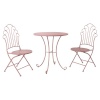H4Y rõdukomplekt ROSY laud ja 2 tooli, roosa