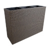 H4Y lillekast WICKER 110x39xH88cm, tumepruun
