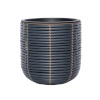 H4Y lillepott WICKER D27xH28cm, must