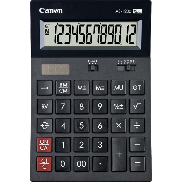 Canon kalkulaator AS-1200 Mini Table Calculator, must