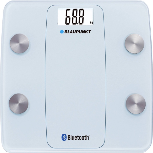 Blaupunkt vannitoakaal BSM711BT Bathroom Scale Analytical with Bluetooth, valge