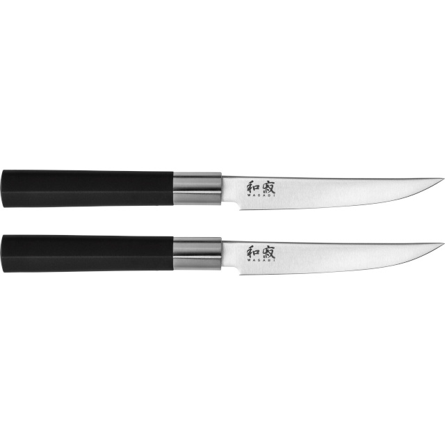 KAI kööginuga Wasabi must steak knife set 67S-4