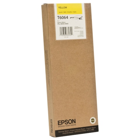 Epson tindikassett T 6064 220 ml, kollane