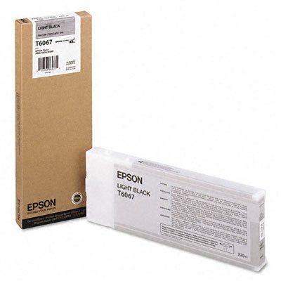 Epson tindikassett T 6067 220 ml, hele must 