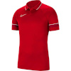 Nike Team T-särk lastele Dri-Fit Academy 21 Polo SS punane CW6106 657 , suurus XL