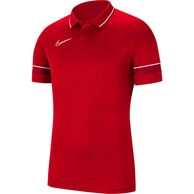 Nike Team T-särk lastele Dri-Fit Academy 21 Polo SS punane CW6106 657 , suurus XL
