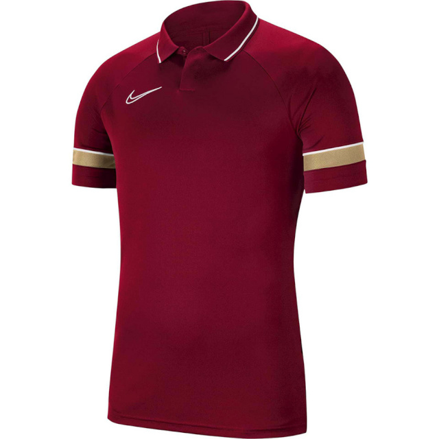 Nike Team T-särk lastele Dri-Fit Academy 21 Polo SS karmiinpunane CW6106 677 , suurus XS