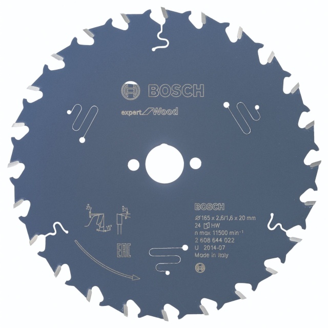 Bosch saeketas EX WO H 165x20-24