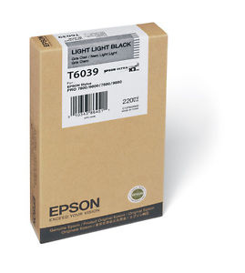 Epson tindikassett T6039 hele helemust 