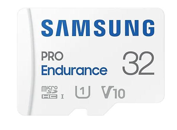 Samsung mälukaart PRO Endurance 32GB MicroSD U1 V10, SD adapter