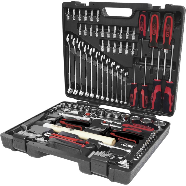 KS Tools tööriistakomplekt 1/4 +1/2 CHROMEplus Universal Tool Kit Set 97-osaline