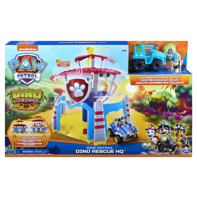 Paw Patrol mängukomplekt Dino Resque HQ, 6059295