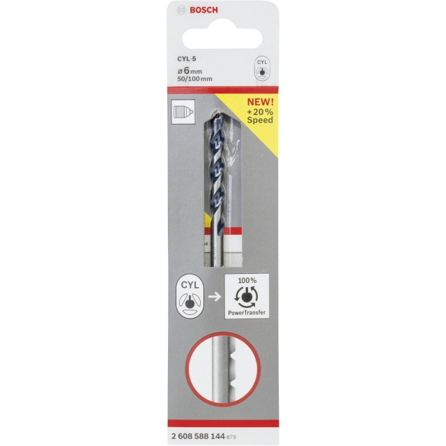 Bosch betoonipuur 1 Drill Bit CYL-5 6x50x100mm