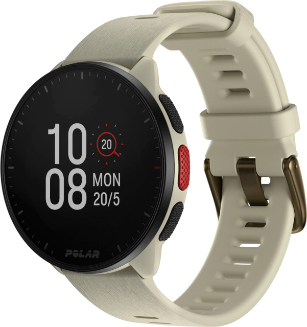 Polar pulsikell Pacer, Cloud White valge, suurus S-L