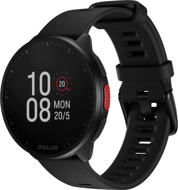 Polar pulsikell Pacer, Night Black must, suurus S-L