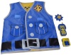 Fireman Sam kostüüm Police Set Printed Vest with Reversible Function Body Cam 5 cm with Image Viewer Walkie Talkie 109252478