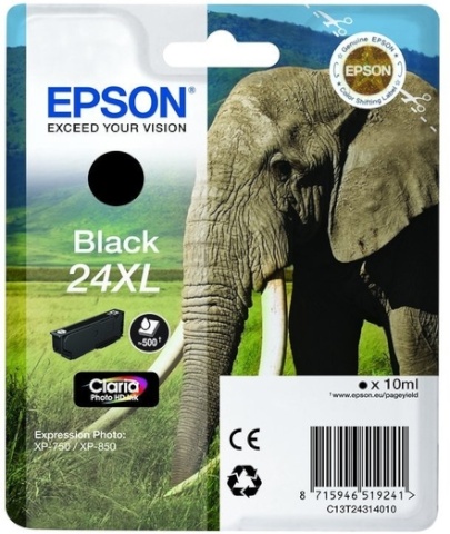 Epson tindikassett T2431 XL Claria Photo HD must 