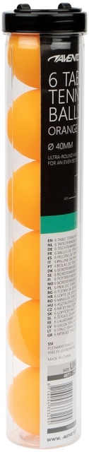Avento lauatennisepallid 6 tükki ABS oranž