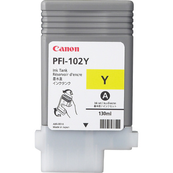 Canon tindikassett PFI-102Y kollane