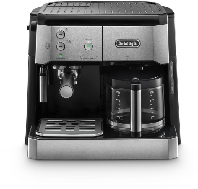 DeLonghi kohvimasin BCO421.S Combination Coffee Maker, hõbedane/must