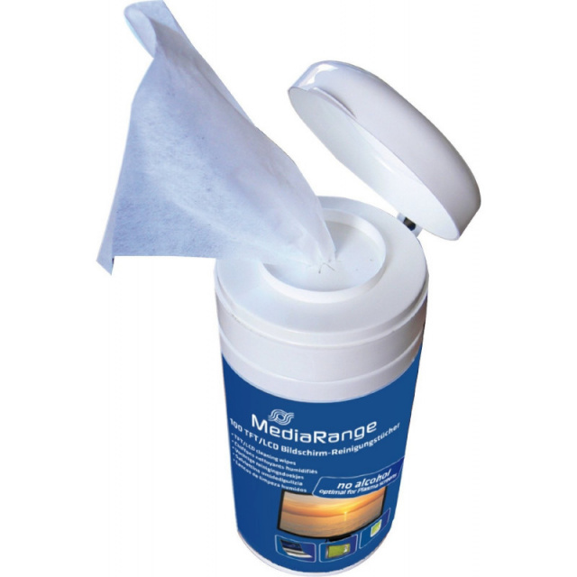 Mediarange puhastuspaberid Bildschirm Feuchttücher 100tk