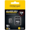 Intenso mälukaart microSDXC 256GB Class 10 UHS-I U1 Performance