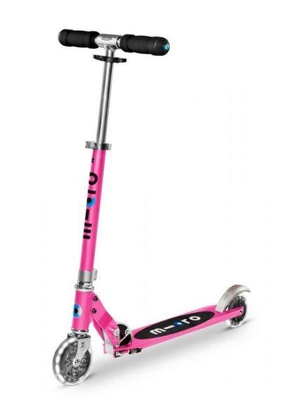 Micro tõukeratas Sprite LED Pink, roosa