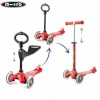 Micro tõukeratas Mini 3in1 Deluxe Plus, punane