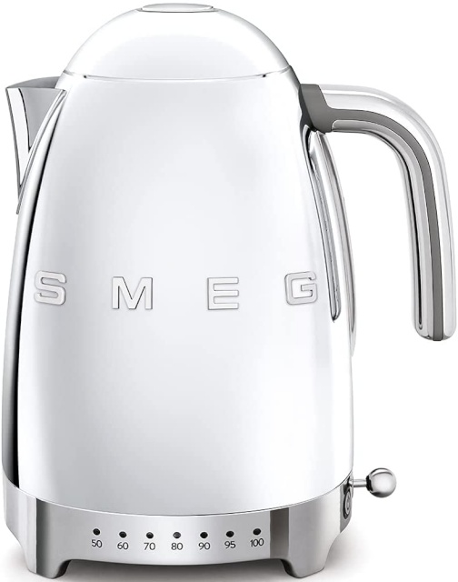 Smeg veekeetja KLF04SSEU 50's Style, temperatuuri reguleerijaga, roostevaba teras