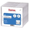 Hama CD/DVD karbid Jewel Case Slim Double (51168), 25tk