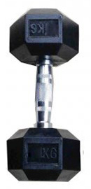 TOORX Hex rubber hantel 30kg