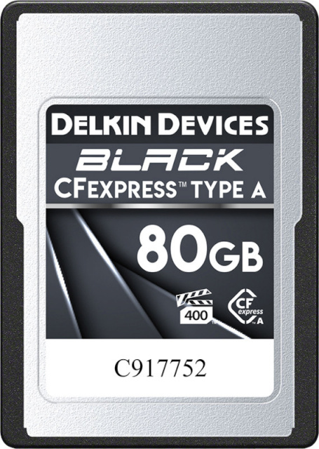 Delkin mälukaart CFexpress Black 80GB Type A