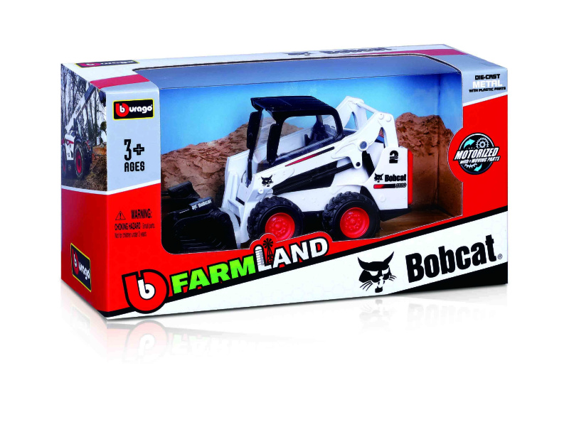 BBURAGO 10cm ehitussõiduk Bobcat, assort., 18-31800
