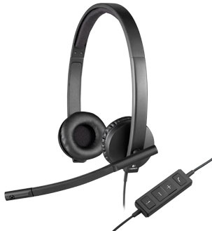 Logitech kõrvaklapid H570e USB Stereo Headset