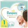 Pampers mähkmed Premium Care, suurus 1 (Mini) 2–5 Kg, 26tk