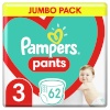 Pampers mähkmed Pants Püksmähkmed, suurus 3, 6kg-11kg, 62tk