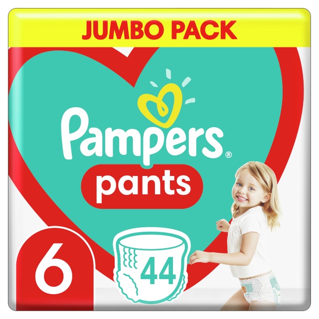 Pampers püksmähkmed Pants, suurus 6, 14kg-19kg, 44 tk