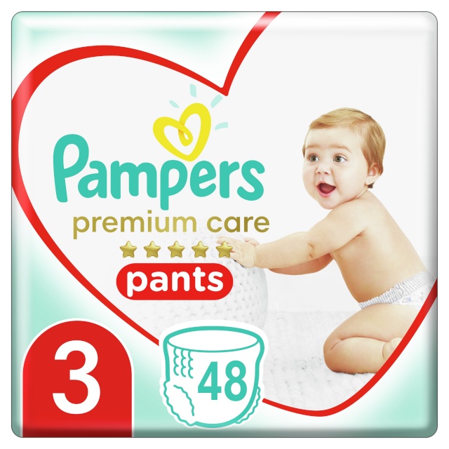 Pampers püksmähkmed Premium Care Pants, suurus 3, 6-11kg, 48 tk